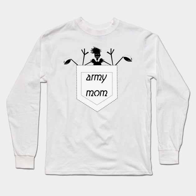 army mom Long Sleeve T-Shirt by jaml-12